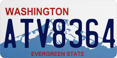 WA license plate ATV8364