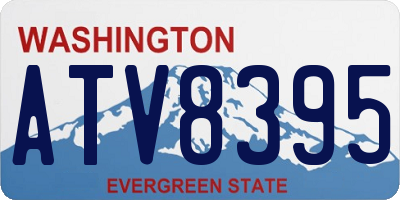 WA license plate ATV8395