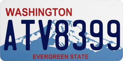 WA license plate ATV8399