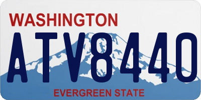 WA license plate ATV8440