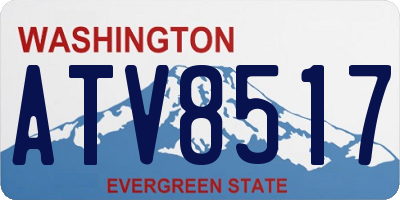 WA license plate ATV8517
