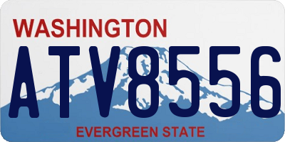 WA license plate ATV8556