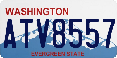 WA license plate ATV8557
