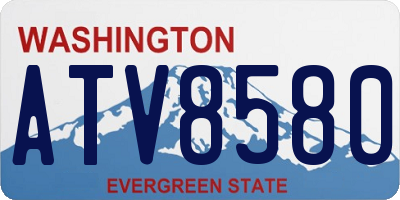 WA license plate ATV8580