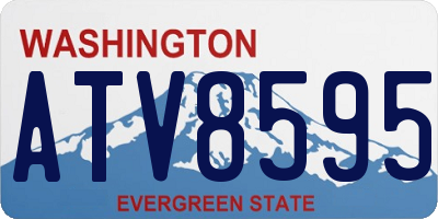 WA license plate ATV8595