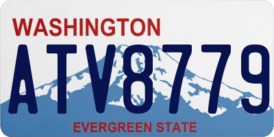 WA license plate ATV8779