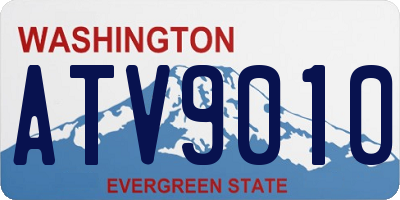 WA license plate ATV9010