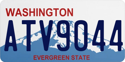 WA license plate ATV9044