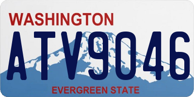 WA license plate ATV9046