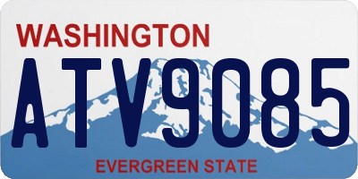 WA license plate ATV9085