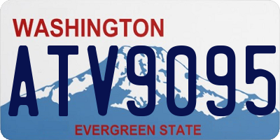 WA license plate ATV9095