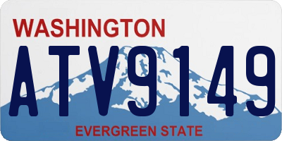 WA license plate ATV9149