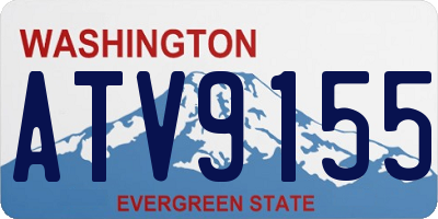 WA license plate ATV9155