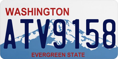 WA license plate ATV9158