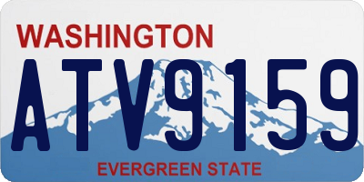 WA license plate ATV9159