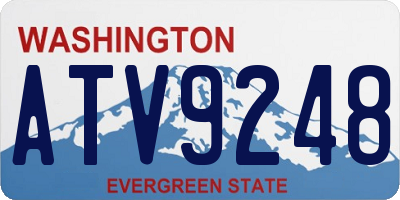 WA license plate ATV9248