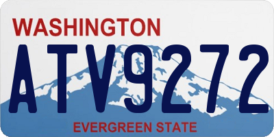 WA license plate ATV9272