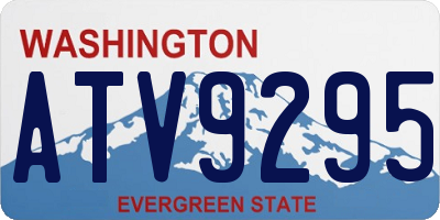WA license plate ATV9295