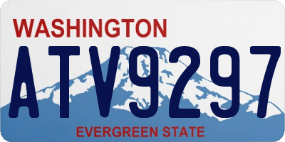 WA license plate ATV9297