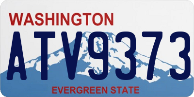WA license plate ATV9373