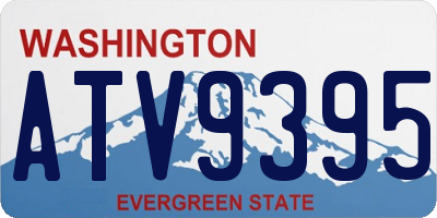 WA license plate ATV9395