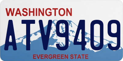 WA license plate ATV9409