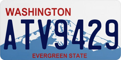 WA license plate ATV9429