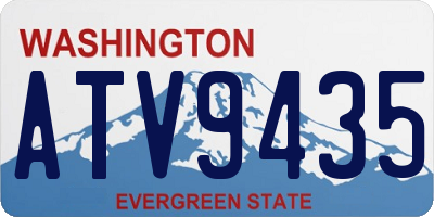 WA license plate ATV9435