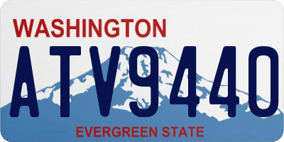 WA license plate ATV9440
