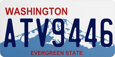 WA license plate ATV9446