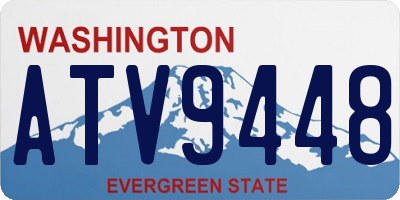 WA license plate ATV9448