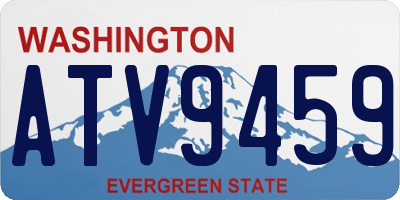 WA license plate ATV9459