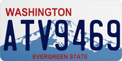WA license plate ATV9469