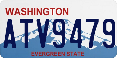 WA license plate ATV9479