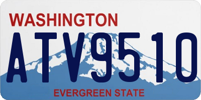 WA license plate ATV9510