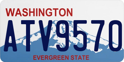 WA license plate ATV9570