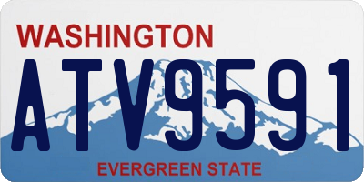 WA license plate ATV9591