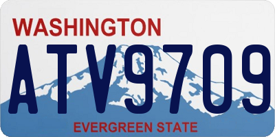 WA license plate ATV9709