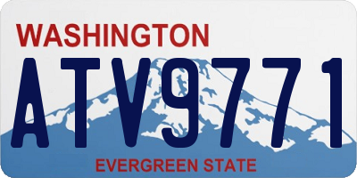 WA license plate ATV9771