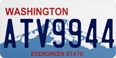 WA license plate ATV9944