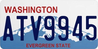 WA license plate ATV9945