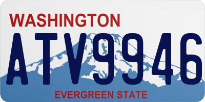WA license plate ATV9946