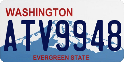 WA license plate ATV9948