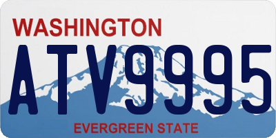WA license plate ATV9995