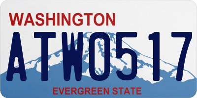 WA license plate ATW0517