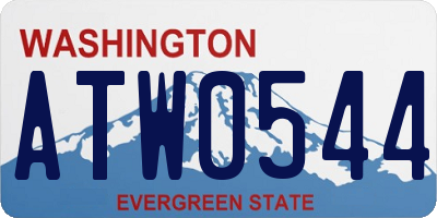 WA license plate ATW0544