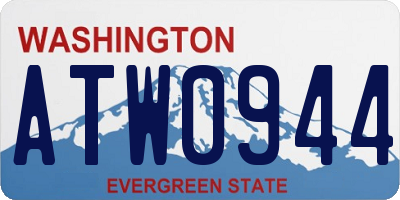 WA license plate ATW0944