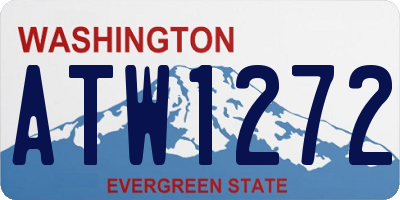 WA license plate ATW1272