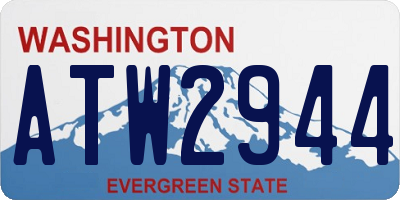 WA license plate ATW2944