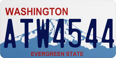 WA license plate ATW4544